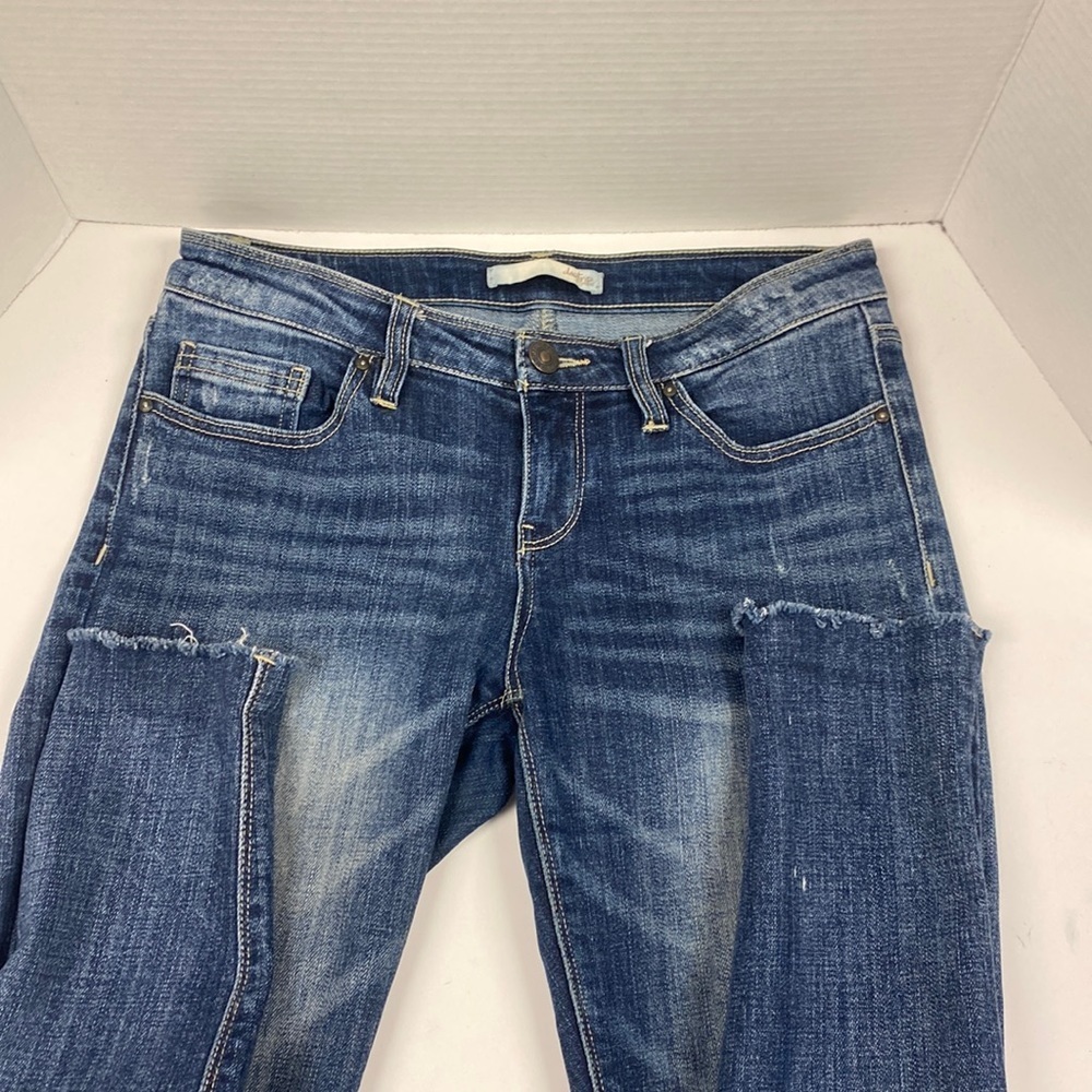 Daytrip Lynx Ankle Skinny Distressed Knee Jeans